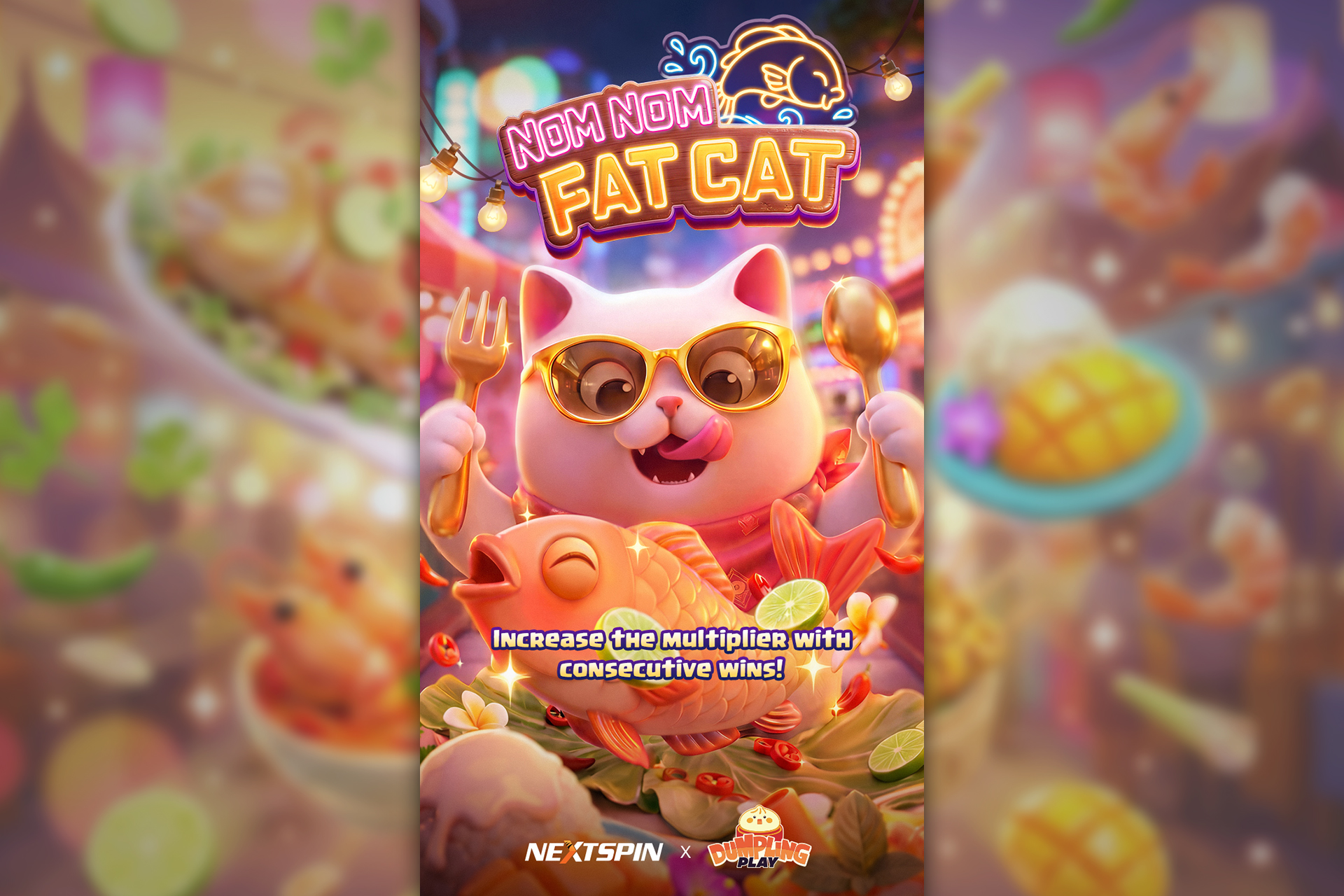 Nom Nom Fat Cat Slot Icon